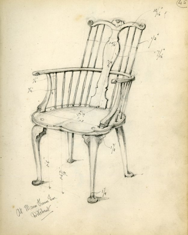 Gimson Chair Sketch